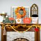 5Pcs Fall Decor Fall Decorations for Home Fall Tiered Tray Decor Pumpkin Truck Gnome Coffee Cup Sign Wood Bead Garland Fall Table Decor for Autumn Harvest Thanksgiving Decor